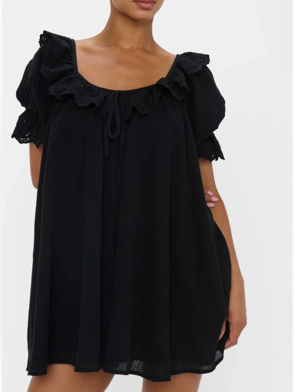 Show Me Your Mumu Toulouse Dress Black Voile S